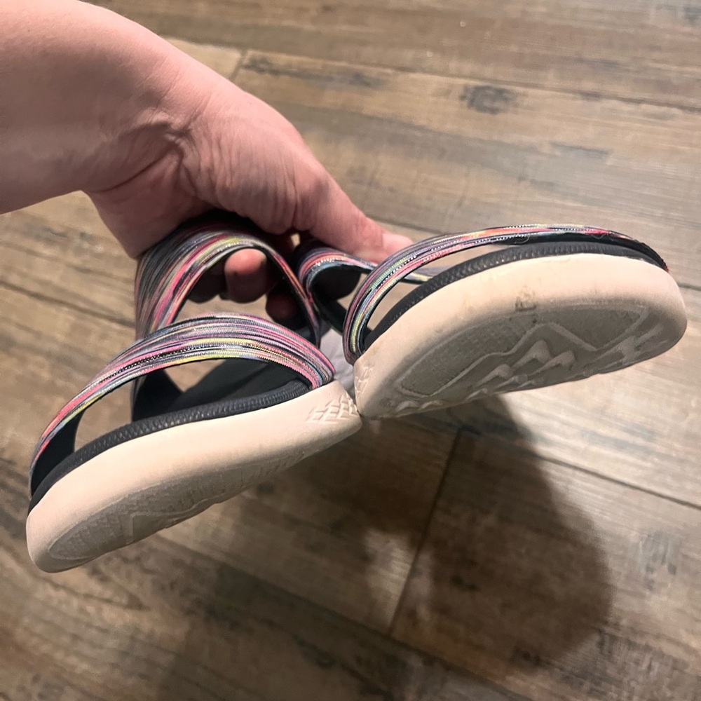 Skechers Women's Colorful Striped Sandals - Picture 2 of 5